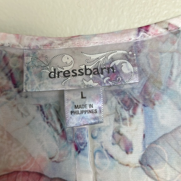 Dressbarn Floral Lace Tropical Blouse Women’s Size Large multicolor - Picture 4 of 8